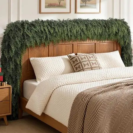 6FT PE Material Real Touch Classic Evergreen Artificial Cedar Garland
