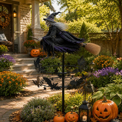 Halloween Early Bird Special🧙‍♀️ The Enchanted Witch Garden Wind Spinner