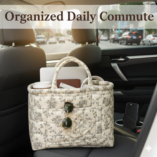 🚗Car Storage Basket with Handle | Foldable & Washable Multi-Purpose Fabric Box