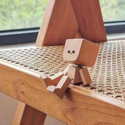 ❤🎁Shaking Feet Wooden Figure with 12PCS Magnetic Expressions