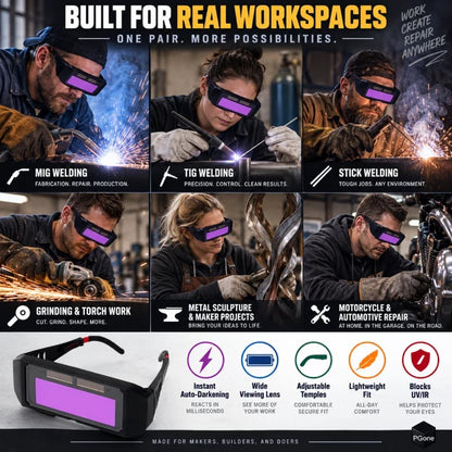 🔥HOT SALE🔥Auto-Darkening Anti-Glare Welding Glasses