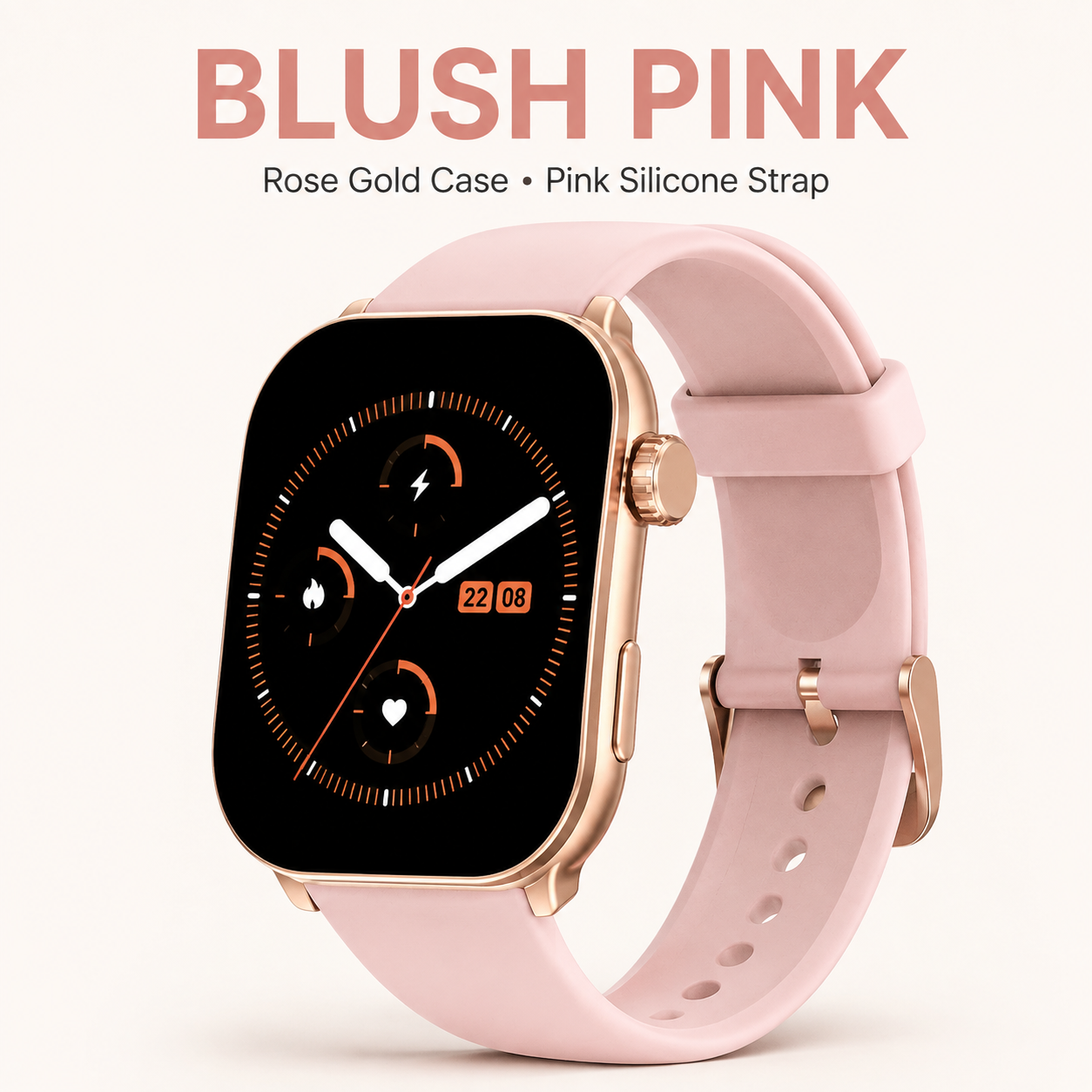 Health Smartwatch 3 – Bluetooth Calling Smart Watch with Health Tracking, 10-Day Battery & IP68 Waterproof for iPhone & Android