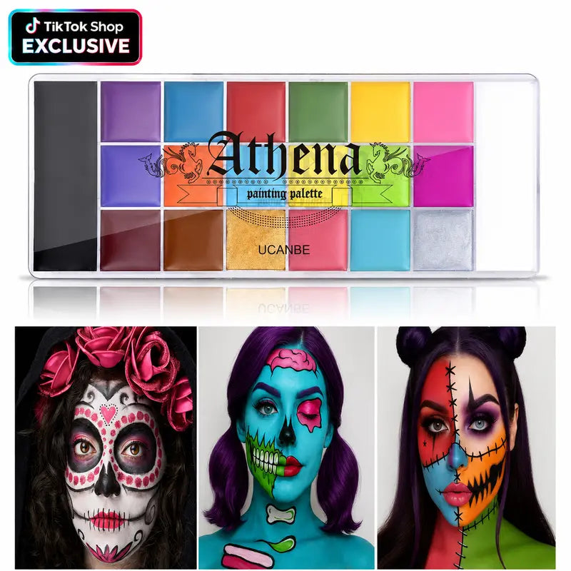 20-Color Face & Body Oil Paint Palette