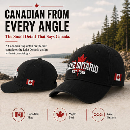 🔥LAST DAY 50% OFF - 🍁Lake Ontario Forever – Heritage Embroidered Cap