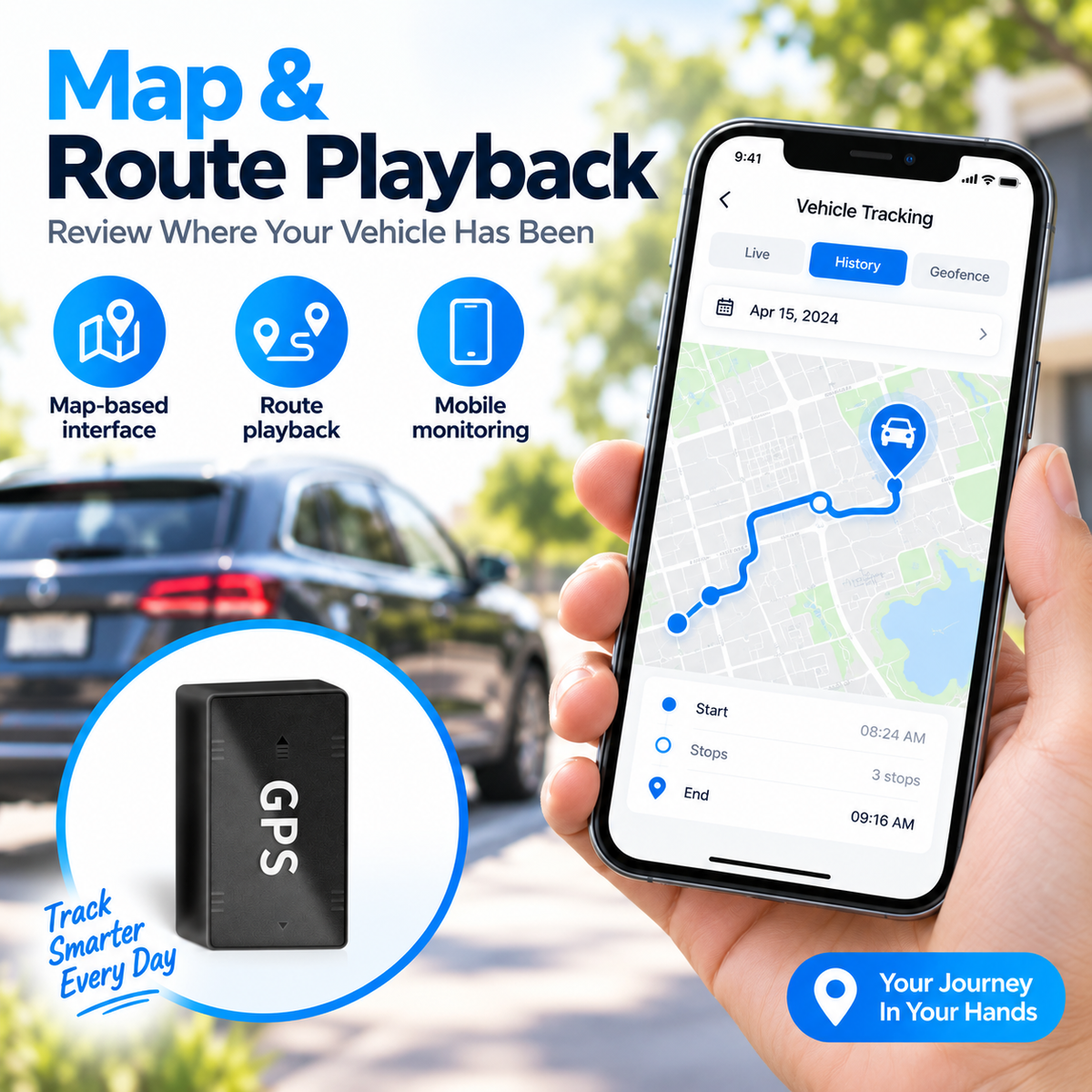 🔥 50% OFF Today – Portable Mini GPS Tracker with Real-Time Location & Safe-Zone Alerts