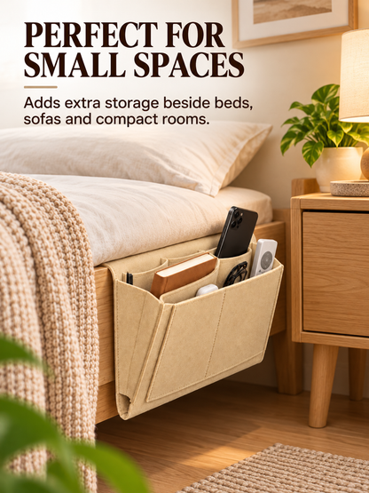 🔥 50% OFF Bedside Hanging Organizer – Keep Essentials Within Reach