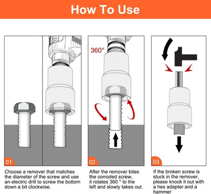 Lug Nut Remover, 5 Counts Wheel Lock Removal Kit