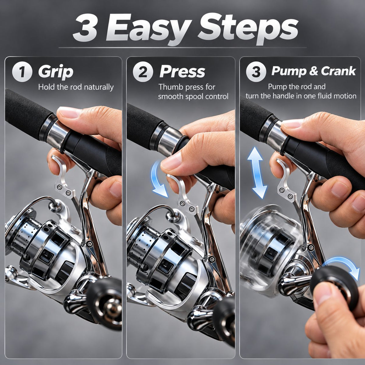 🔥HOT SALE🔥🎣 Single-Hand Jigging Reel