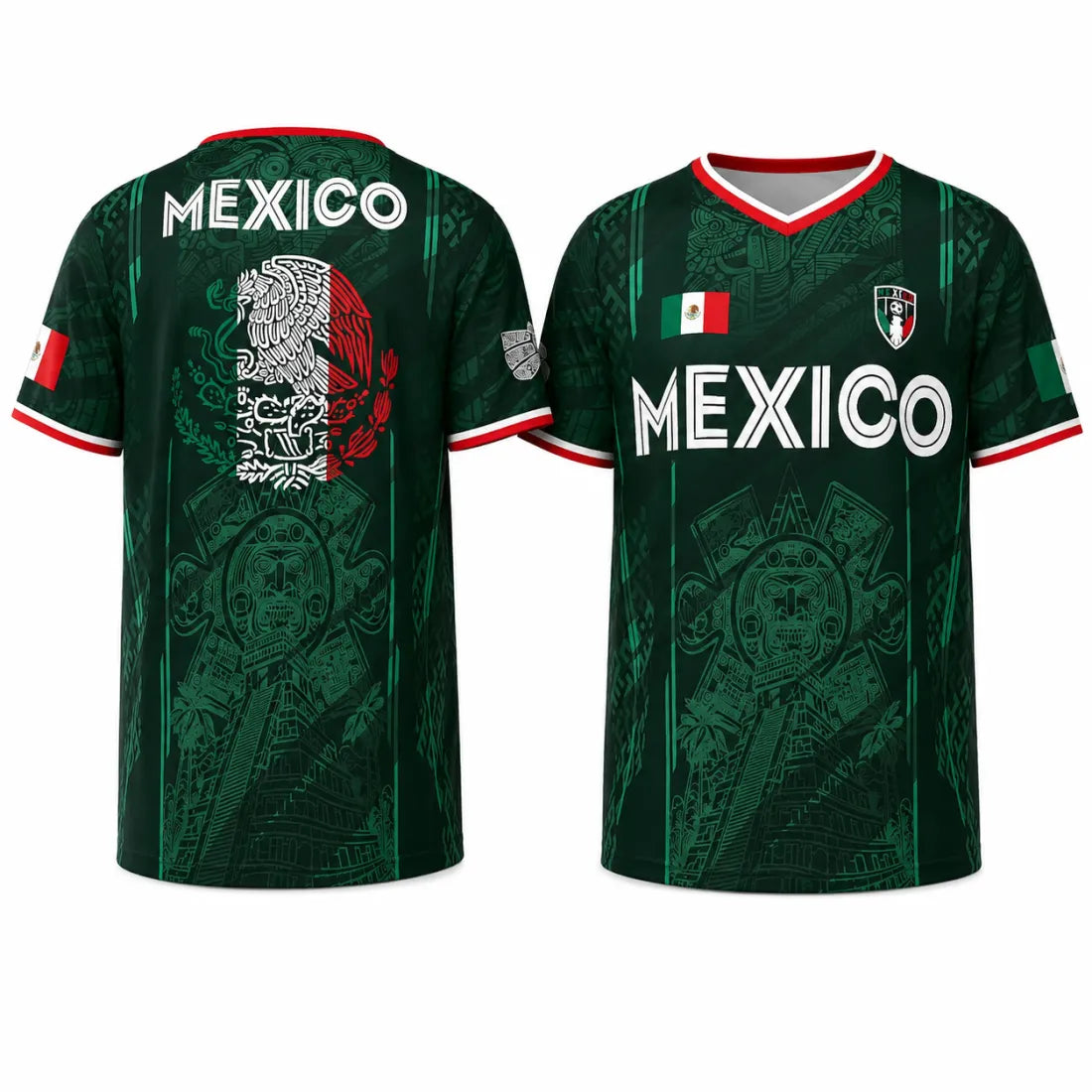 2026 Mexico Chichén Itzá Football Jersey ⚽ Vintage Pyramid Design | Limited Edition Fan