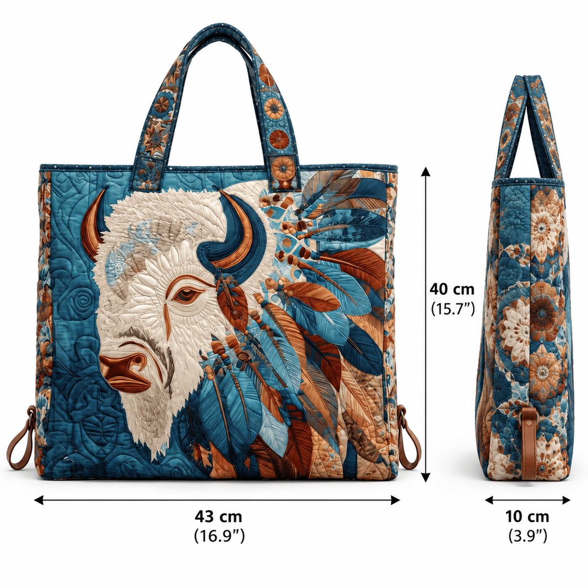 🔥LAST DAY 50% OFF💥Handmade Native American Quilted Tote Bag💝👛