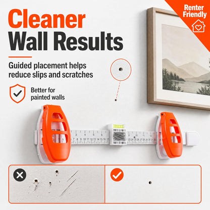 🔥 Limited-Time 49% OFF🖼️ All-in-One Picture Hanging Tool with Level & Dual Nail Positioners