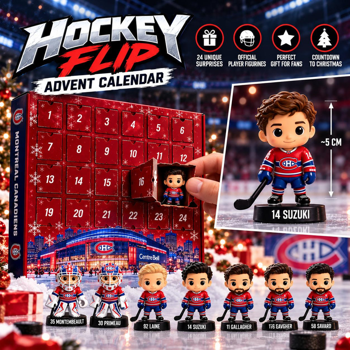 🎄 2026 Hockey Christmas Advent Calendar – Make Every Day of the Countdown a Surprise 🏒🎁