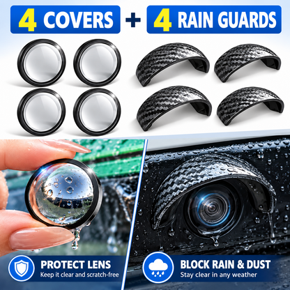 Anti-Rain & Scratch Car Camera Film (4-Pack) 💧🚘
