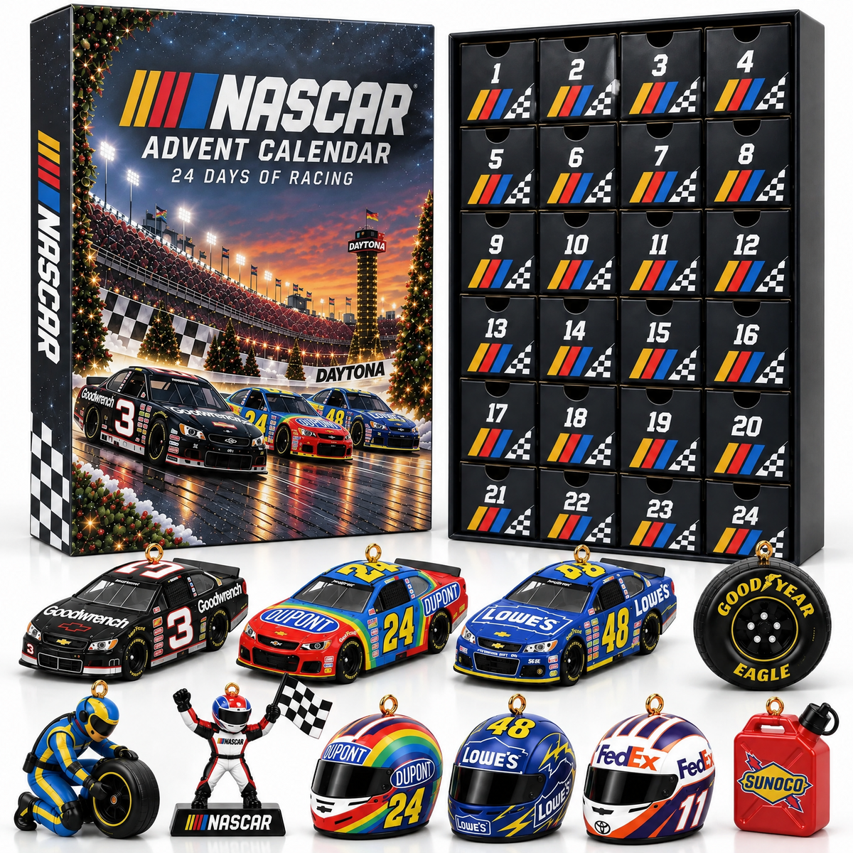 🏎️ 24 Days of Racing Magic – Christmas Advent Calendar 🎄✨