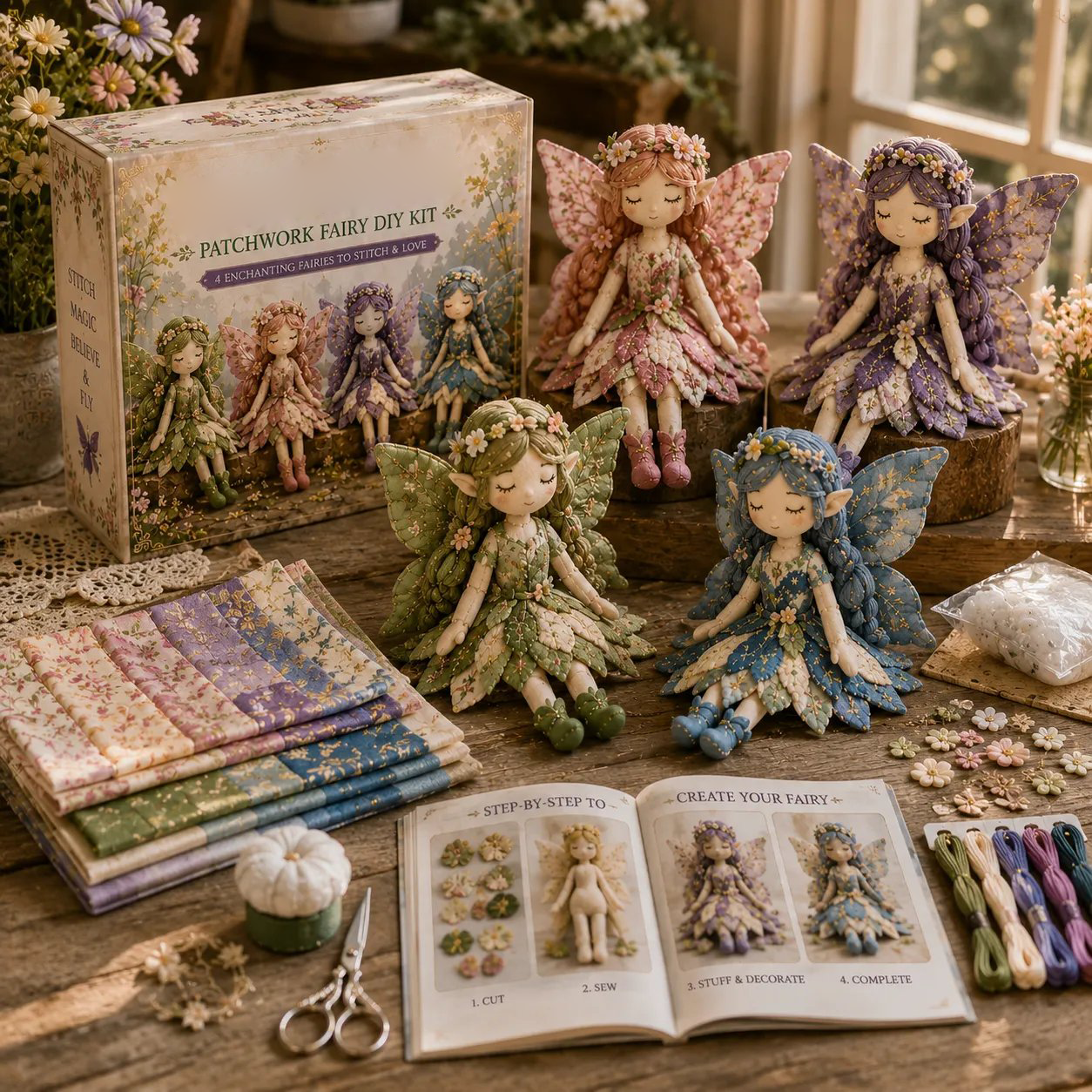 🔥LAST DAY 49% OFF🧵Fairy Patchwork DIY Collection