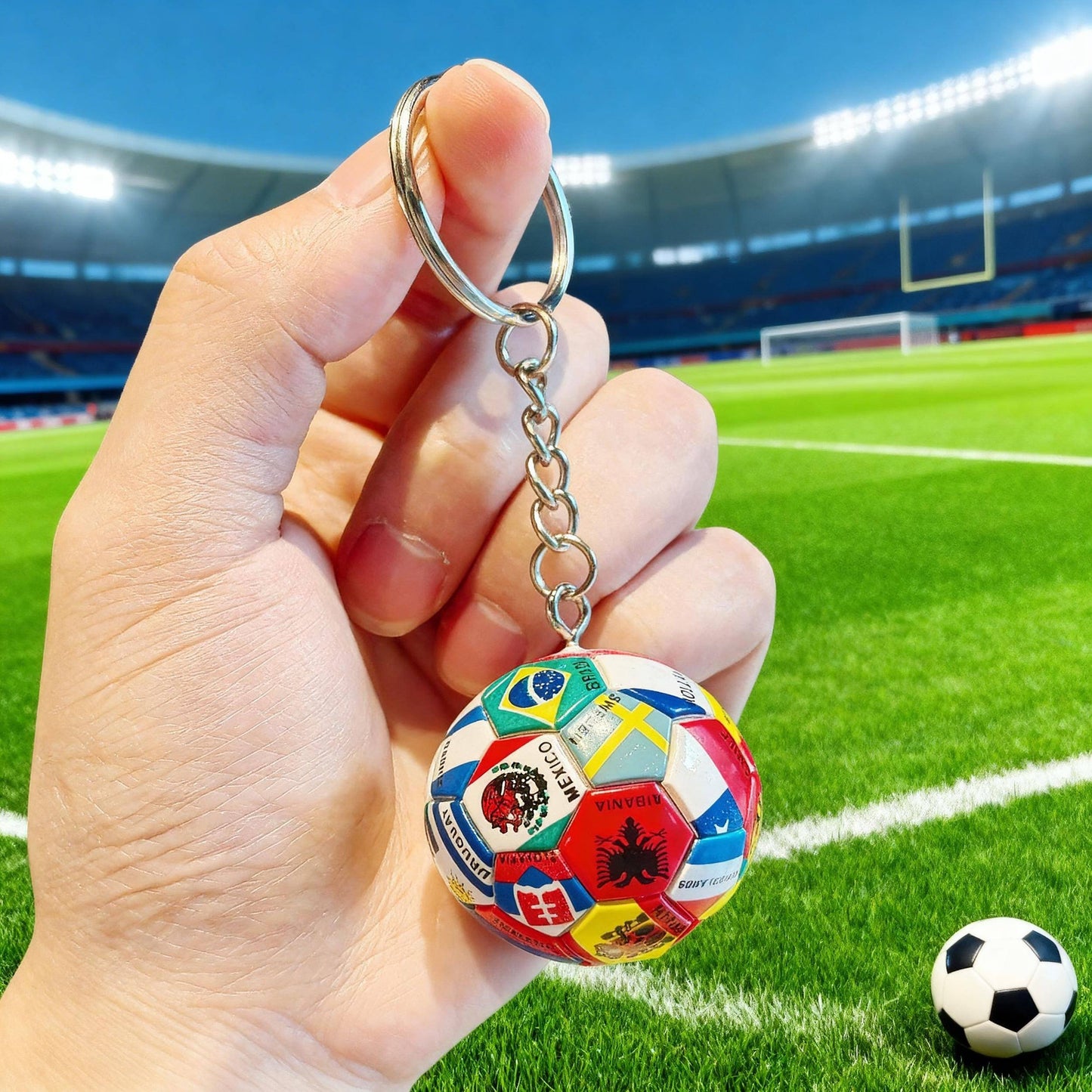 ⚽🏆 2026 Football Trophy & Ball Keychain