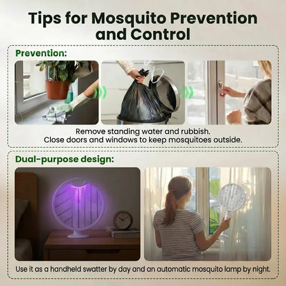 🔥Limited Time 50% Off✨2-in-1 Foldable Electric Fly Swatter