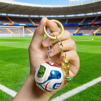 ⚽🏆 2026 Football Trophy & Ball Keychain