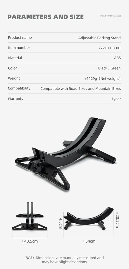 ROCKBROS Multi-slot Adjustable Bicycle Floor Stand
