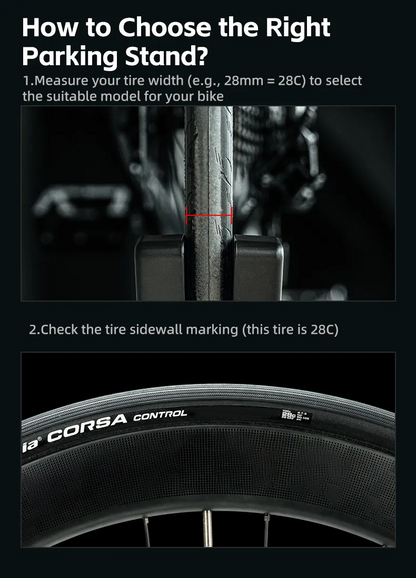 ROCKBROS Multi-slot Adjustable Bicycle Floor Stand