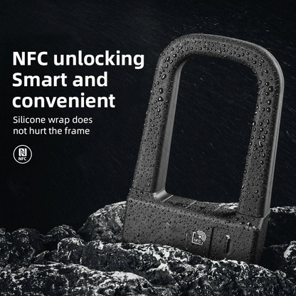 Smart NFC Bicycle U-Lock – Keyless, Secure & Ultra-Convenient🚲✨