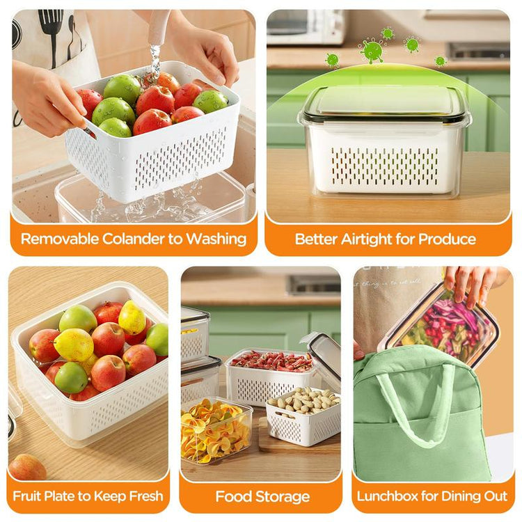 Selyn™ Fruit & Vegetable Storage Box Set (4-Count🍒🥝Free Shipping)