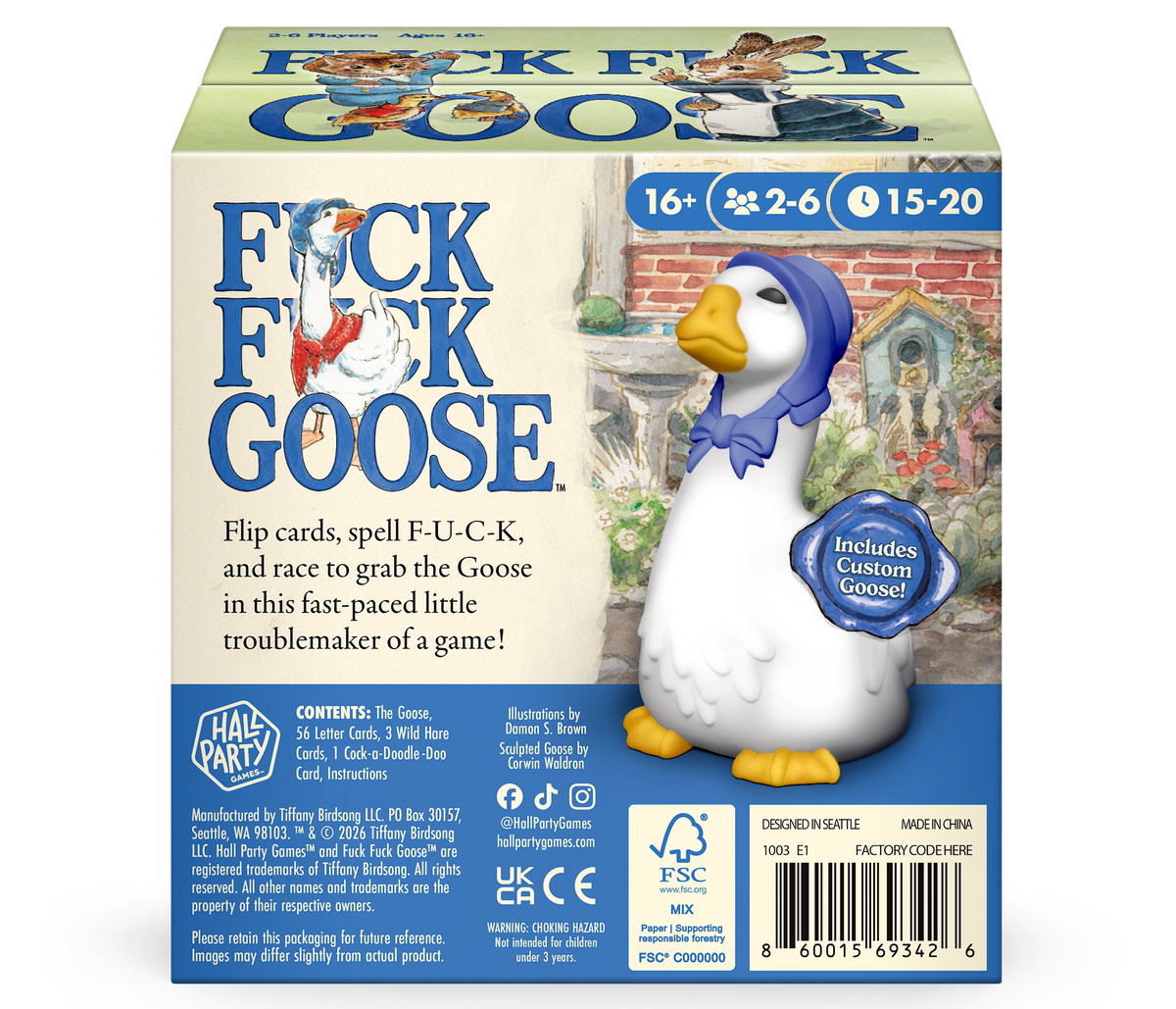 🪿 50% OFF Today! Fowl-Mouthed Goose Party Card Game for Adult Game Night