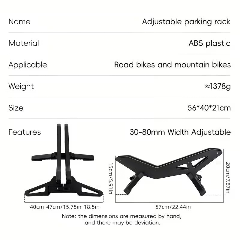 ROCKBROS Multi-slot Adjustable Bicycle Floor Stand