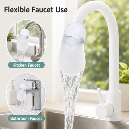 Cotton Faucet Filter Bags for Faucets Under 1" - Splash-Reducing Sediment Filter
