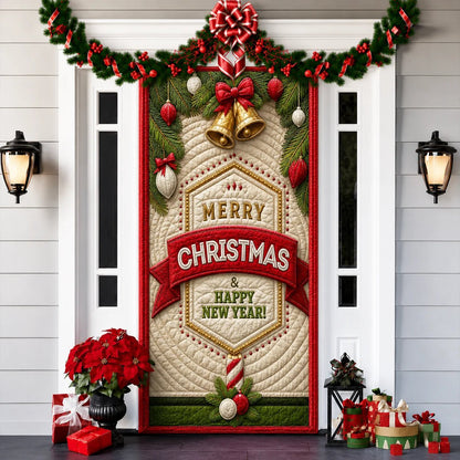 🎉🔥Last day with huge discounts!🌟2026 3D Christmas front door decoration