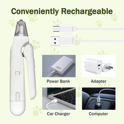 2-in-1 pet nail clipper and grinder