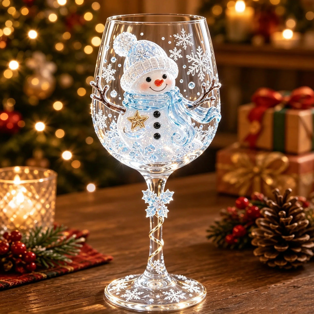 🎅Limited Edition🎄 Christmas Hosting Essential | 6-Piece Festive 3D Wine Glass Gift Set