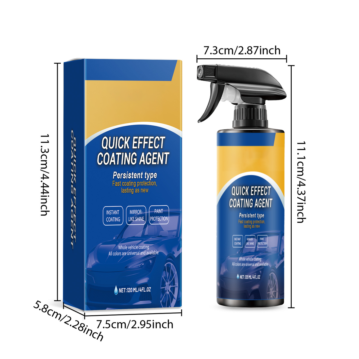 💥Last 200 Bottles 🚗Car Coating Spray for Shine & Protection✨