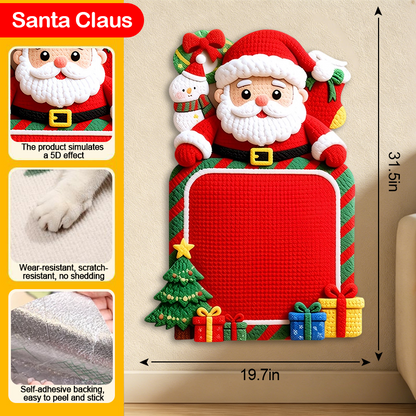 5D Woven Cat Scratcher Mat, Cat Scratching Design for Indoor Cats, Protects Walls, Sofas, Couches and Doors