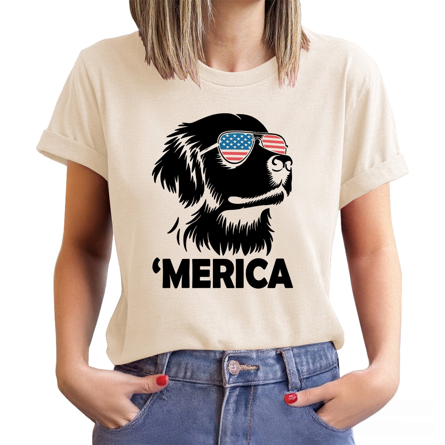 🐶Merica Golden Retriever Shirt | 4th of July Dog Shirt