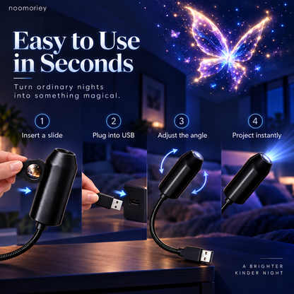 ✨ 50% OFF USB Starry Sky Projector Night Light – Magical Bedroom Ambience