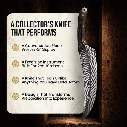 Hand-forged - Feather Knife