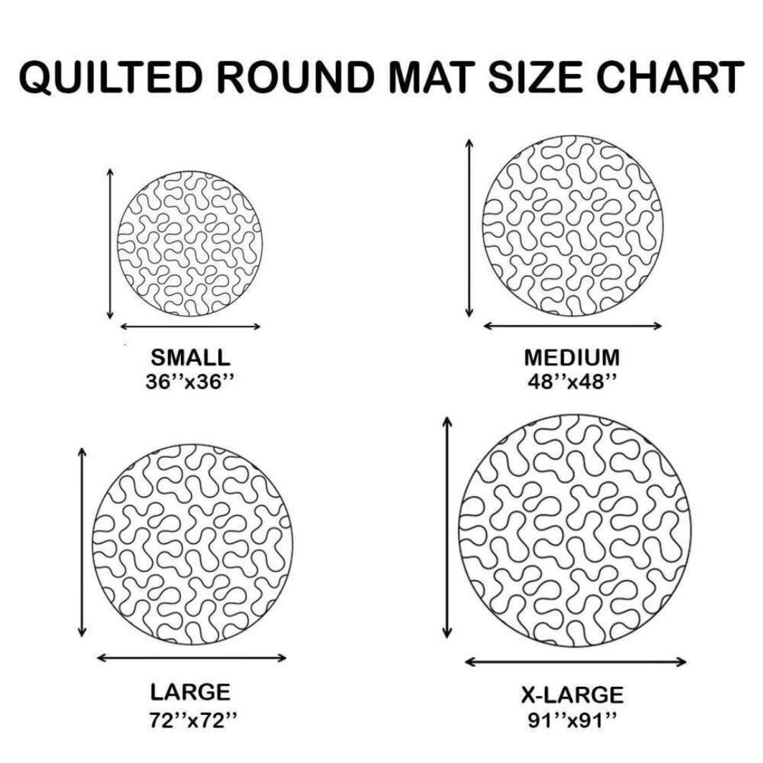 👻 3D Vortex Round Rug- Halloween Room Decor