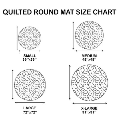 👻 3D Vortex Round Rug- Halloween Room Decor