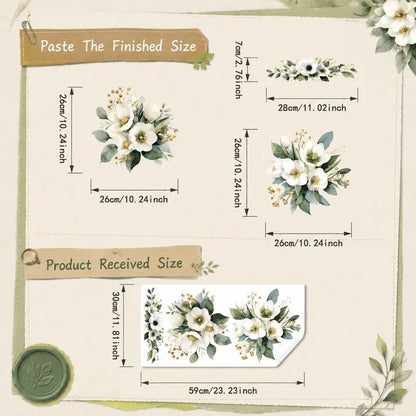 3 Piece Bathroom Toilet Sticker Set