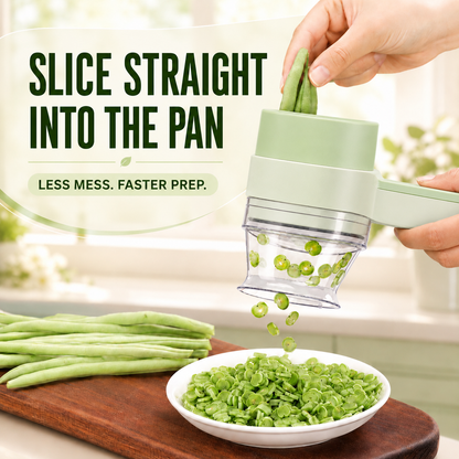 🧄🥕4-in-1 Handheld Electric Chopper – Slice, Mince, Peel & Clean in Seconds ⚡