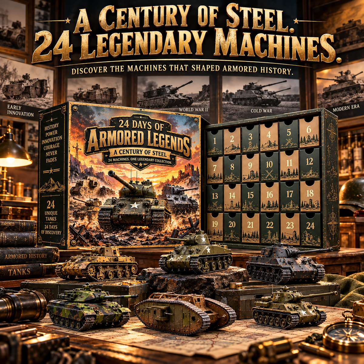 🔥 Love Legendary Tanks? 🪖 2026 Armored Legends – 24 Days, 24 Machines!