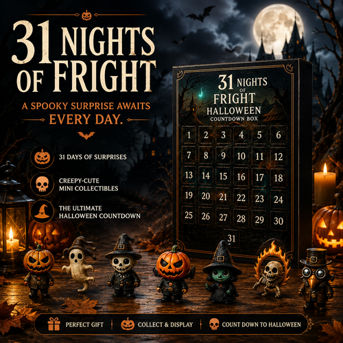 👻 31 Nights of Fright – Halloween Surprise Countdown Box