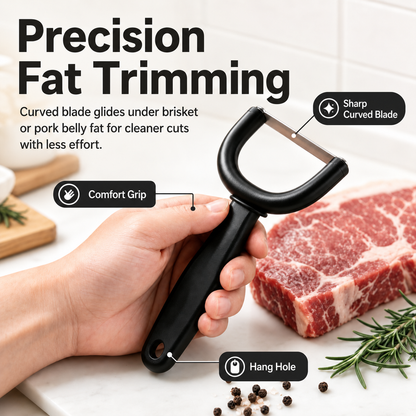 Handheld Meat & Fat Trimming Tool for Brisket and Pork 🥩✨