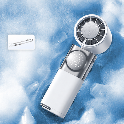 7-in-1 Portable Cooling Fan with Emergency Phone Charger Power Bank