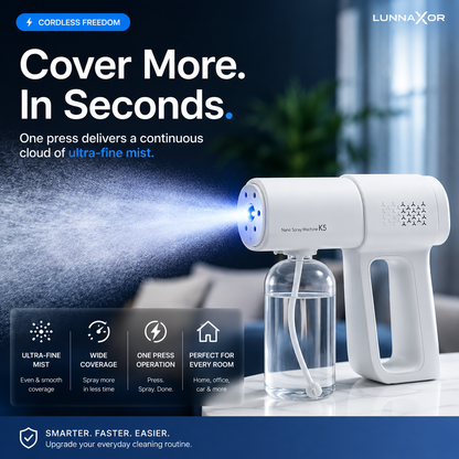 💨 Cordless Nano Mist Sprayer – Continuous Fine Mist & Wide Coverage