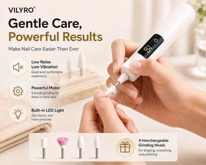 🔥 LAST DAY 50% OFF-Electric Nail Grinder With LED Light💡