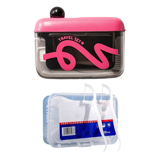 🔥Last Day Sale 50% OFF🔥Travel-sized Automatic Pop-Up Dental Floss Box✨