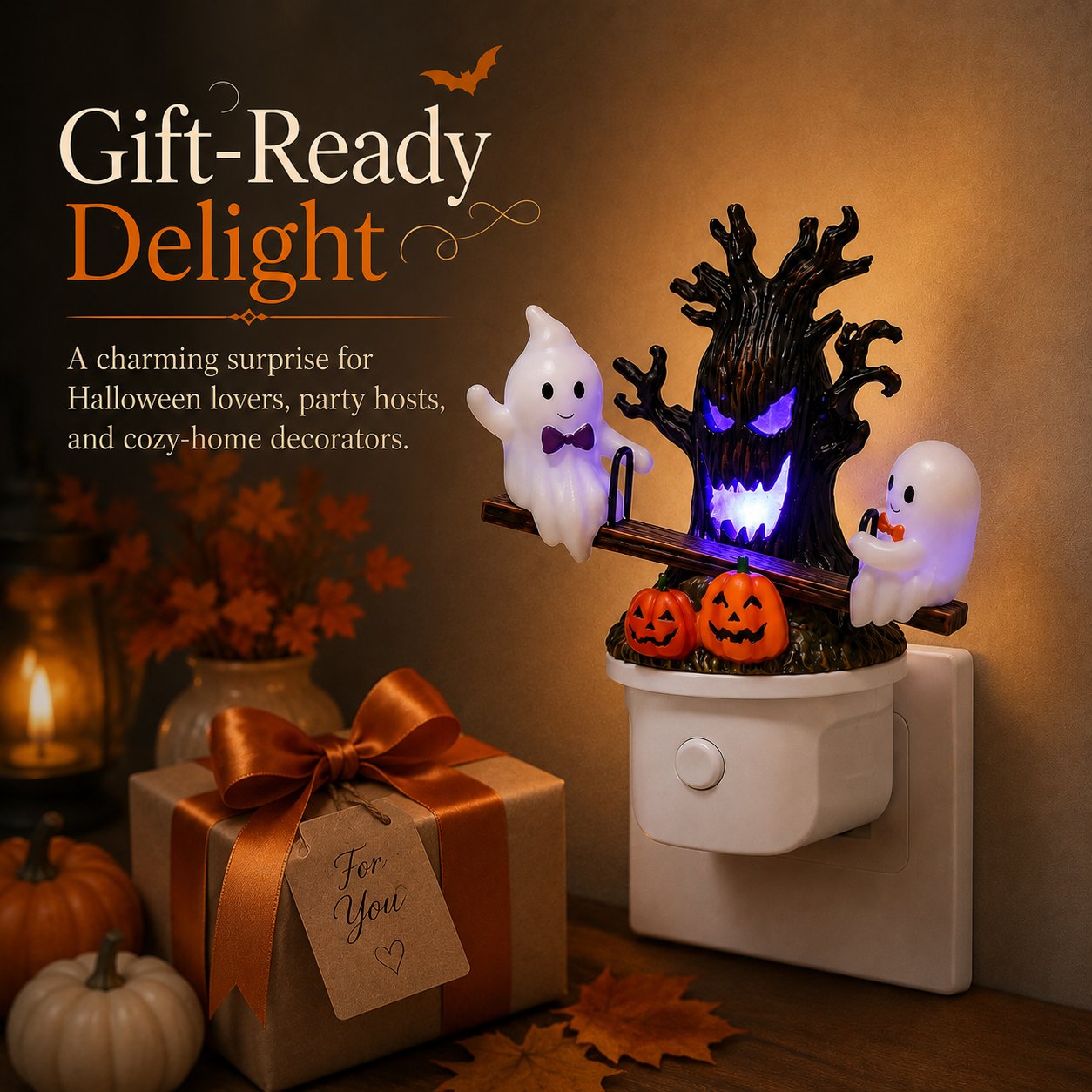 Halloween Early Bird Sale✨Cute Halloween Glow 👻Pumpkins & Glowing Spooky Tree