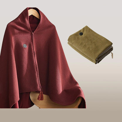 Portable Heated Shawl – Wearable Electric Heating Wrap